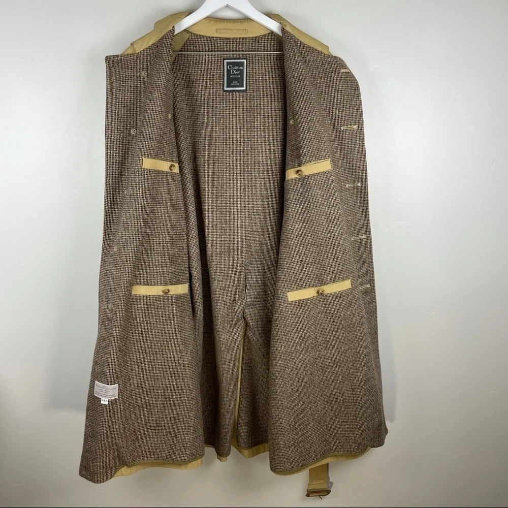 Christian Dior Authentic Vintage Trench Coat 44R - Picture 3 of 16